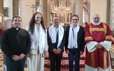 Confirmation de trois paroissiens à la cathédrale
